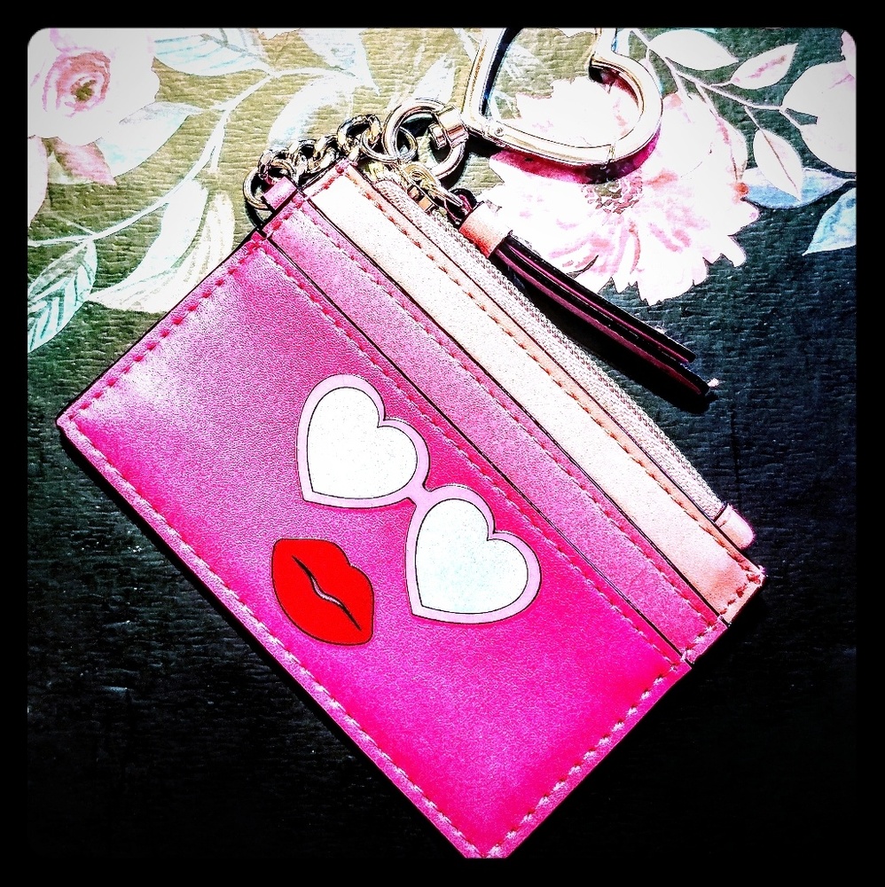 Victoria Secret summer fun card holder keychain